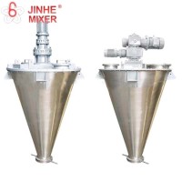 Easy Operate Energy Saving Industrial Automation Vertical Double Screw Mixing Machine